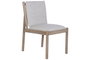 DKD Home Decor Silla de Fresno y Poliéster Beige