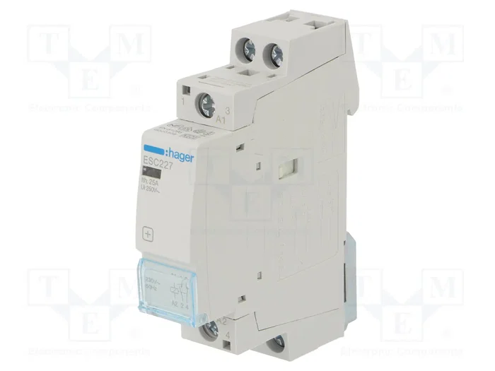 Hager ESC227 Disyuntor de Protección 25A 230V Hager ESC227 Disyuntor de Protección 25A 230V