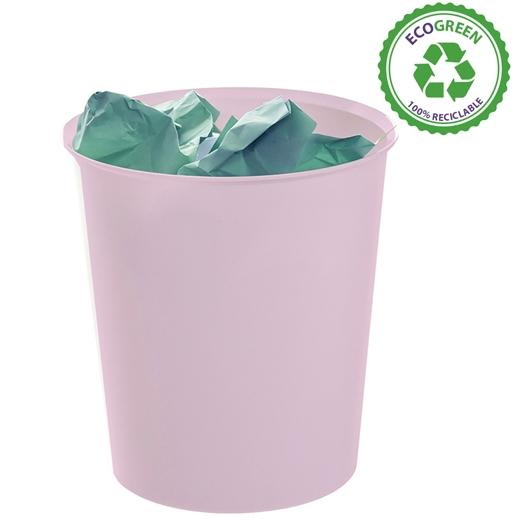 Archivo 2000 Papelera Ecogreen 18 Litros Rosa Pastel Archivo 2000 Papelera Ecogreen 18 Litros Rosa Pastel