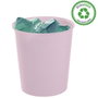 Archivo 2000 Papelera Ecogreen 18 Litros Rosa Pastel