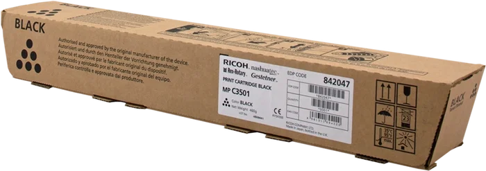 Ricoh Tóner negro MP C3501BK 842047 para 22.500 páginas Ricoh Tóner negro MP C3501BK 842047 para 22.500 páginas