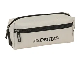 Safta Bolso escolar portatodo triple pequeño Kappa grey