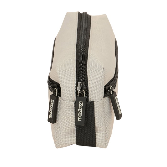 Portatodo Kappa Grey Negro Gris 22 x 8,5 x 6 cm