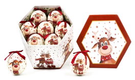 DKD Home Decor Decoracion Colgante Navidad Tradicional Multicolor PVC Set de 14 Piezas 21 x 15.5 x 24 cm