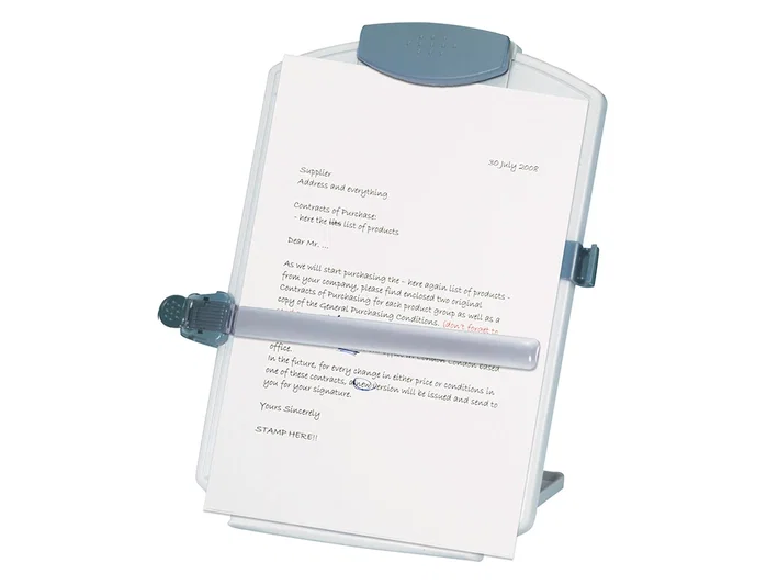 Q-connect Atril para ordenador de sobremesa base regulable de plástico Q-connect Atril para ordenador de sobremesa base regulable de plástico
