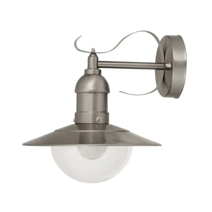 RABALUX Aplique de Exterior Oslo 1xE27 IP44 Metálico con Pantalla Translúcida para Bombilla hasta 60W - RAB-8270 RABALUX Aplique de Exterior Oslo 1xE27 IP44 Metálico con Pantalla Translúcida para Bombilla hasta 60W - RAB-8270