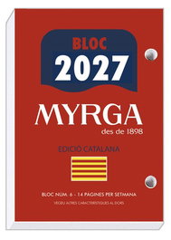 MYRGA Taco Buffet 2027 Nº 6 Catalán 8,3x12 cm