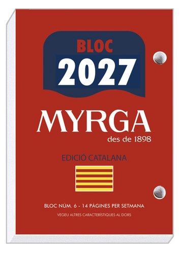 MYRGA Taco Buffet 2027 Nº 6 Catalán 8,3x12 cm