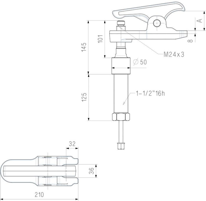 Extractor de Rótulas Hidráulico 36X70