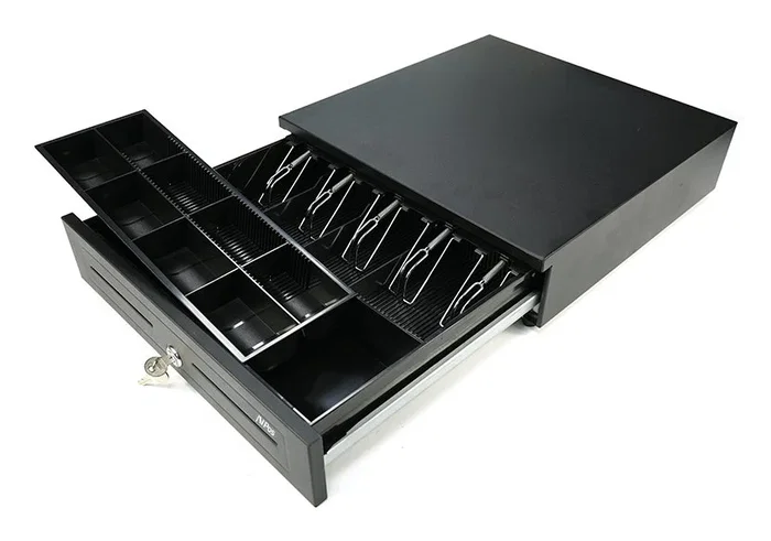 Avpos Cash U285 Cajón de Efectivo Automático y Manual Negro