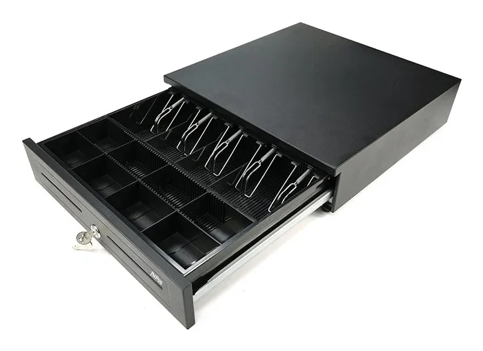 Avpos Cash U285 Cajón de Efectivo Automático y Manual Negro