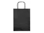 Q-connect Bolsa papel celulosa negro S con asa retorcida 240x320x100 mm
