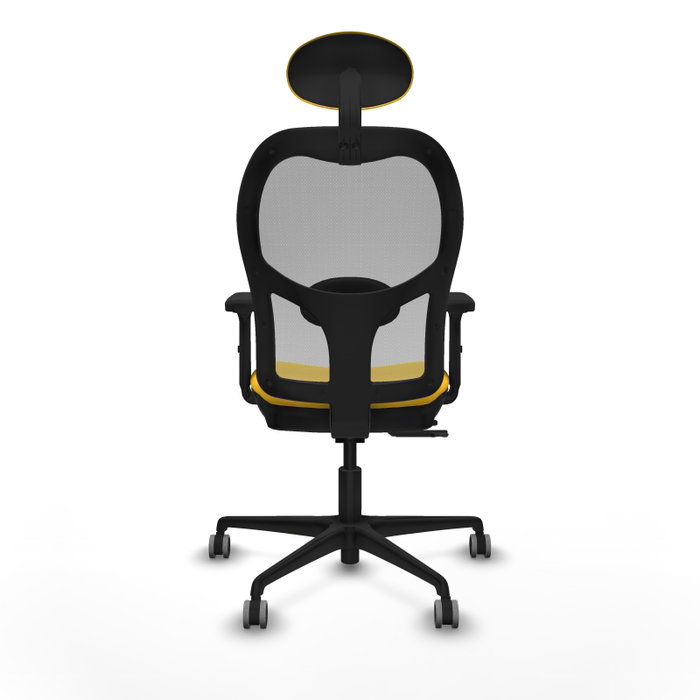 PIQUERAS Y CRESPO Silla de oficina Jorquera Sincro/Traslack Amarillo/Gris
