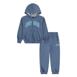 Conjunto Deportivo para Niños Converse Cnvb Heritage Ft Full Zip Set Azul 2 Piezas 38