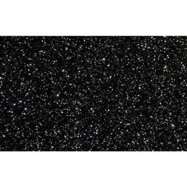 Fama Goma EVA Glitter Negro 50x70cm 2mm Pack 10 Ud.