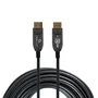 Gembird CC-DP8K-AOC-20M Cable DisplayPort AOC Activo Óptico 8K 60Hz 20m, Fibra Óptica, DP 1.4, 7680x4320, Negro, Conectores Metálicos