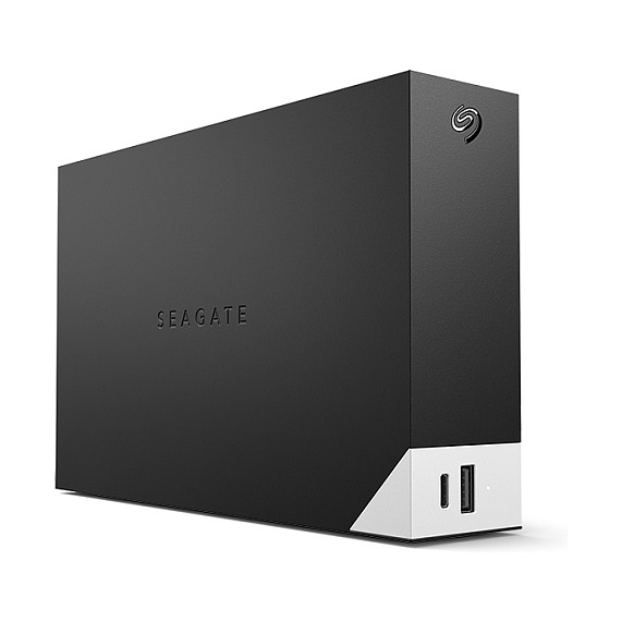 Seagate One Touch Hub 8TB Disco Duro Externo 3.5" USB-C USB 3.2 Gen 1 Negro Gris Compatible Windows/Mac