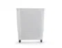 Plasticforte Carrito multiusos Nº2 transparente con asa