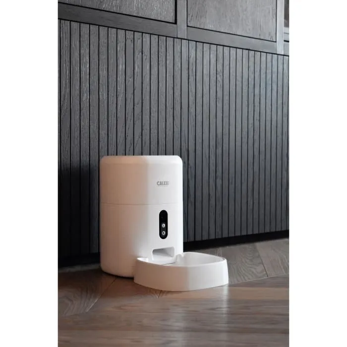 Comedero inteligente con cámara - CALEX - SMART PETFEEDER - Blanco