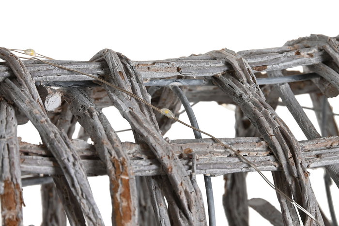 DKD Home Decor Reno Navidad Alpina Blanco 14 x 33 x 60 cm