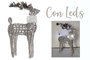 DKD Home Decor Reno Navidad Alpina Blanco 14 x 33 x 60 cm