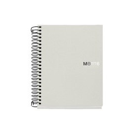 Bloc Miquelrius The Original Notebook 6 Micro.Tapa Pp A6 150H 70G Cuadric.5X5 Gris (Set de 5)