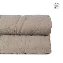 Colcha Taupé 180 x 1 x 260 cm