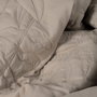 Colcha Taupe Poliester Dormitorio 180 X 260 cm