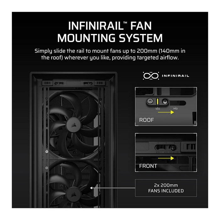 Corsair FRAME 5000D WOOD RS Midi Tower Negro, Nuez
