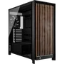 Corsair FRAME 5000D WOOD RS Midi Tower Negro, Nuez