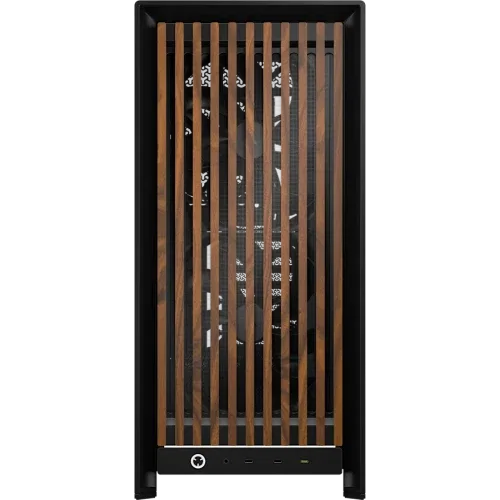 Corsair FRAME 5000D WOOD RS Midi Tower Negro, Nuez