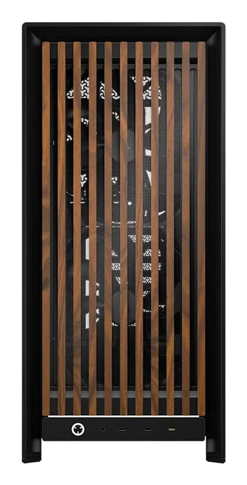 Corsair FRAME 5000D WOOD RS Midi Tower Negro, Nuez