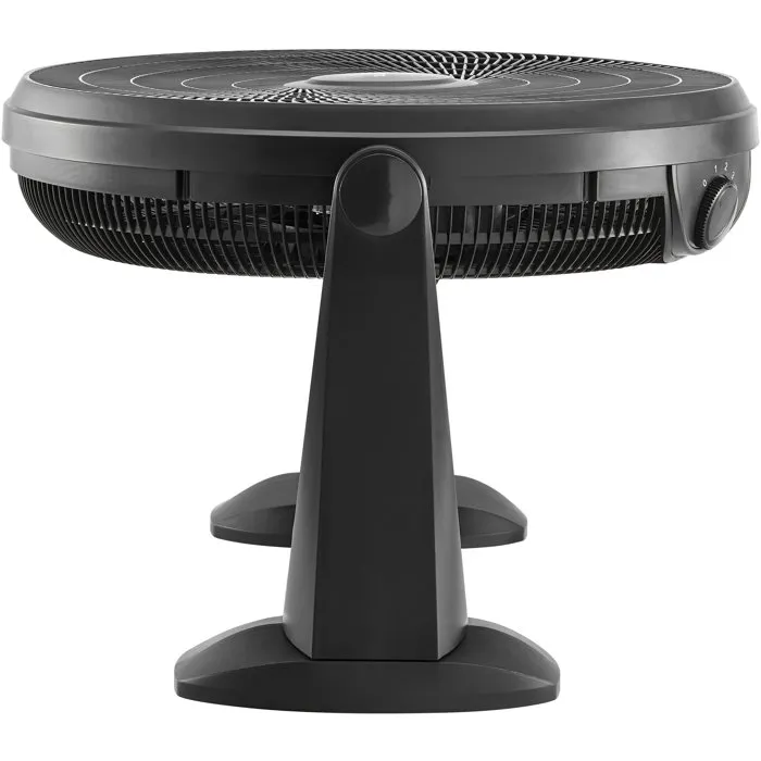 Oceanic Ventilador de pie 65 W 54 cm Negro