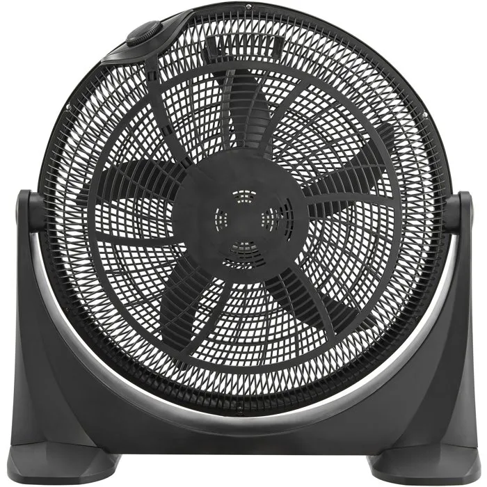 Oceanic Ventilador de pie 65 W 54 cm Negro
