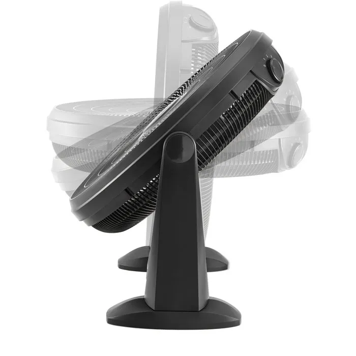 Oceanic Ventilador de pie 65 W 54 cm Negro