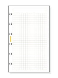 Recambio Agenda Finocam C340 Classic 603 79X127 Cuadric. 50H