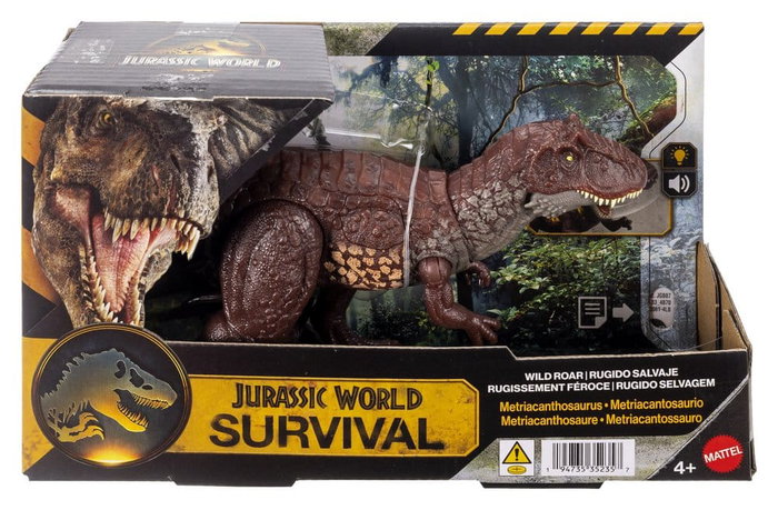 Mattel Jurassic World: Survival Figura Wild Roar Metriacanthosaurus 31 cm