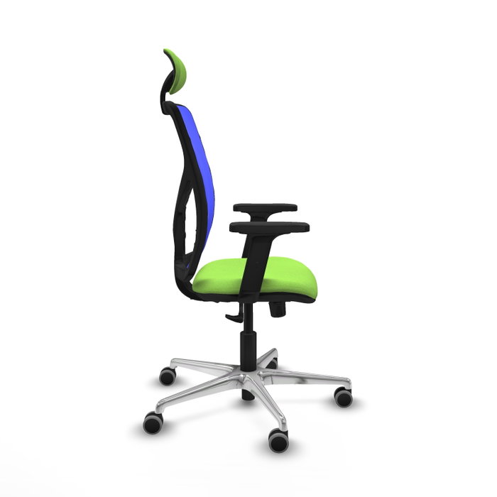 PIQUERAS Y CRESPO Silla de oficina Motilla con mecanismo Sincro, Pistacho y Azul PIQUERAS Y CRESPO Silla de oficina Motilla con mecanismo Sincro, Pistacho y Azul
