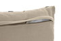 DKD Home Decor Cojín Tradicional de Lino India 2c25, Algodón y Vellón, Color Natural, 30 x 50 cm (Pack de 2 Unidades)