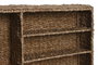 DKD Home Decor Cubertero de Fibra y Metal Natural 40x27x10