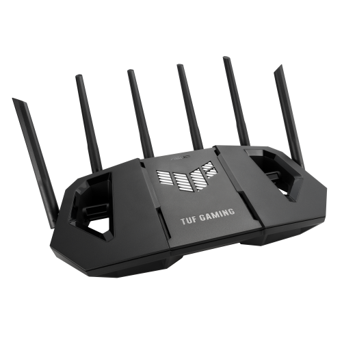 Asus Router Inalámbrico 90IG0A30-MO9C00 Wi-Fi 7 Tribanda 2.4 GHz / 5 GHz / 6 GHz Negro 9400 Mbps
