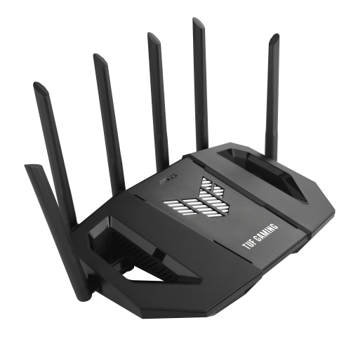 Asus Router Inalámbrico 90IG0A30-MO9C00 Wi-Fi 7 Tribanda 2.4 GHz / 5 GHz / 6 GHz Negro 9400 Mbps