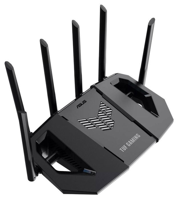 Asus Router Gaming TUF-BE9400 Tri Banda WiFi 7, 4 Puertos 2.5G, AiMesh, AiProtection