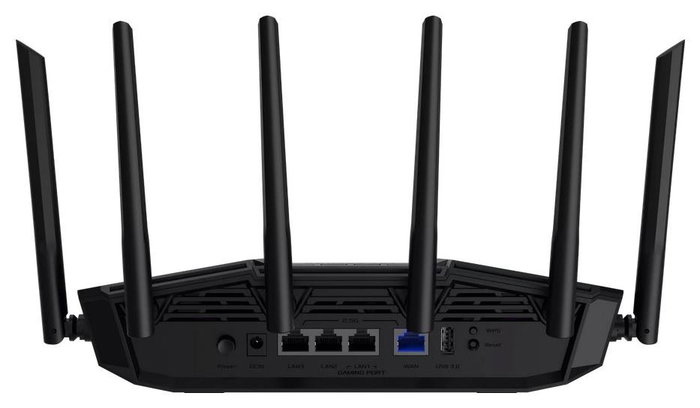 Asus Router Gaming TUF-BE9400 Tri Banda WiFi 7, 4 Puertos 2.5G, AiMesh, AiProtection