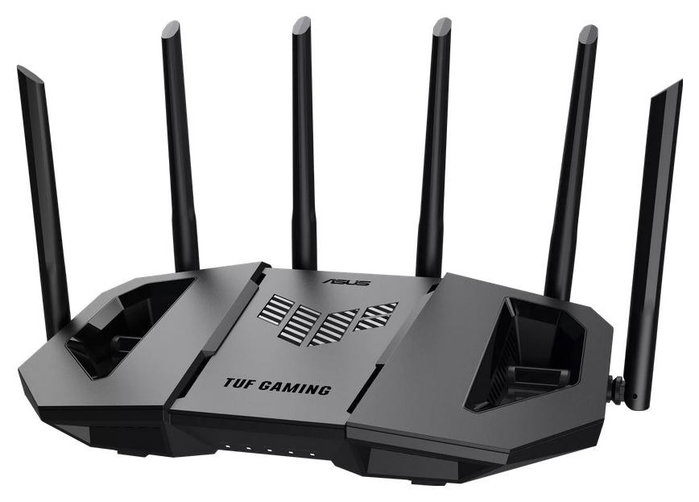 Asus Router Gaming TUF-BE9400 Tri Banda WiFi 7, 4 Puertos 2.5G, AiMesh, AiProtection