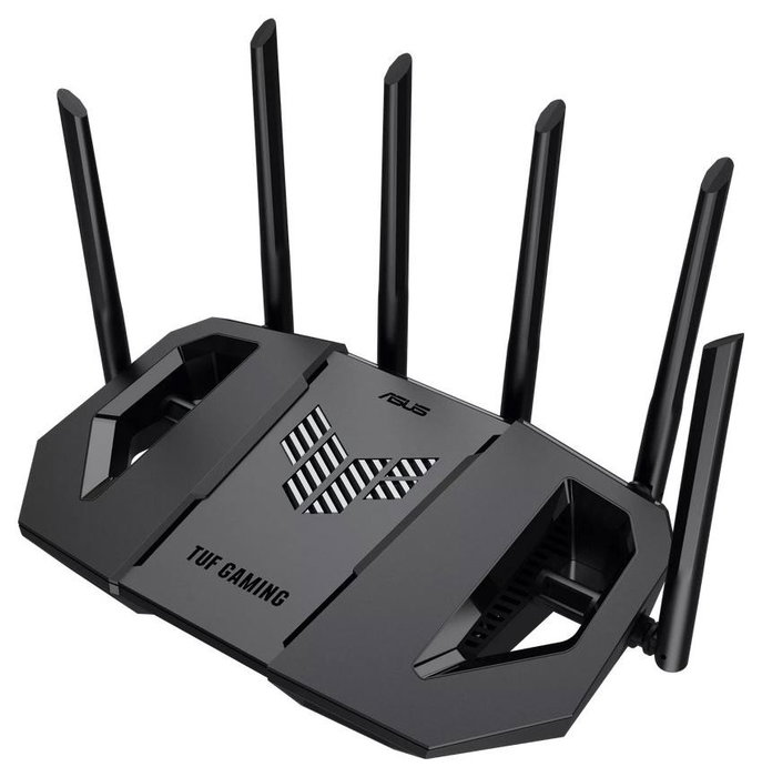 Asus Router Gaming TUF-BE9400 Tri Banda WiFi 7, 4 Puertos 2.5G, AiMesh, AiProtection