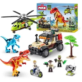 Zuru Set de Construcción Dino Adventure Dino Hunt 592 piezas ZUR4894680036338 Aventura prehistórica con dinosaurios y vehículos
