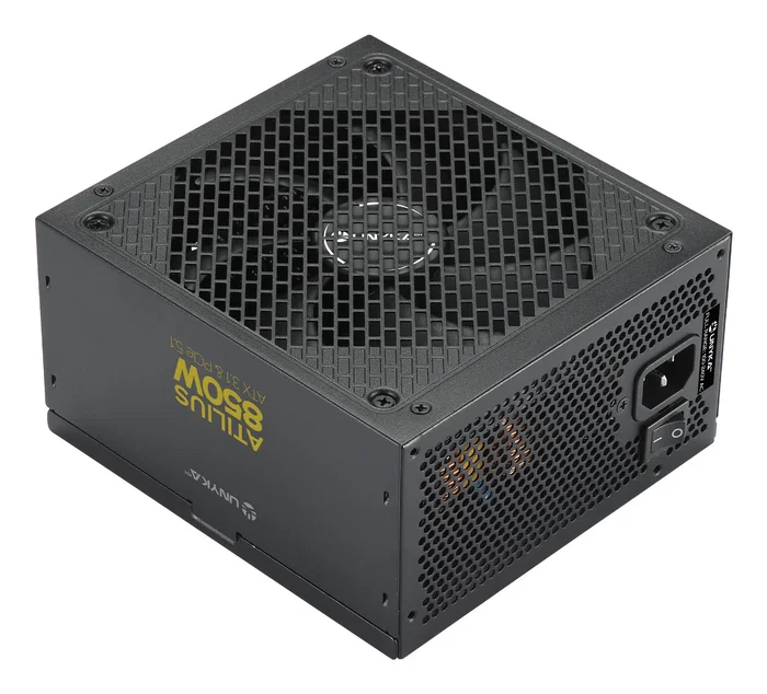 UNYKAch ATILIUS 3.1 Fuente Alimentación 850W ATX 3.1 PCIe 5.1 - 80 Plus Gold - Full Modular - Ventilador 120mm Silencioso