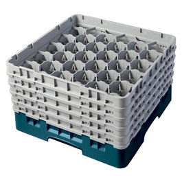CAMBRO Cesta de lavado 30 compartimentos 5 alturas Cerceta