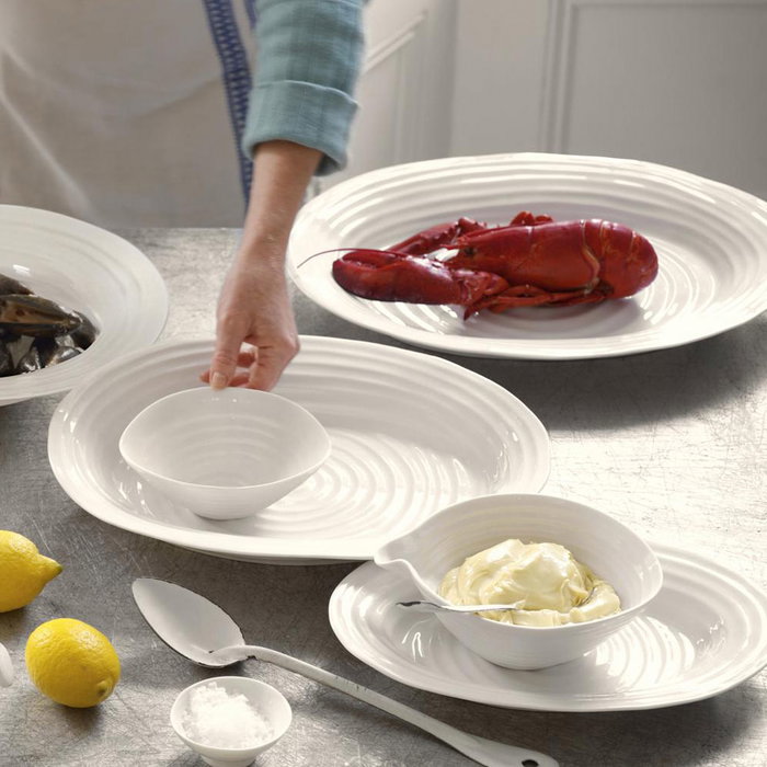 Portmeirion Fuente Sophie Conran 37x30 cm Apta para Lavavajillas Microondas Horno Congelador Portmeirion Fuente Sophie Conran 37x30 cm Apta para Lavavajillas Microondas Horno Congelador